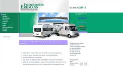 Desktop Screenshot of freizeitmobile-erdmann.de